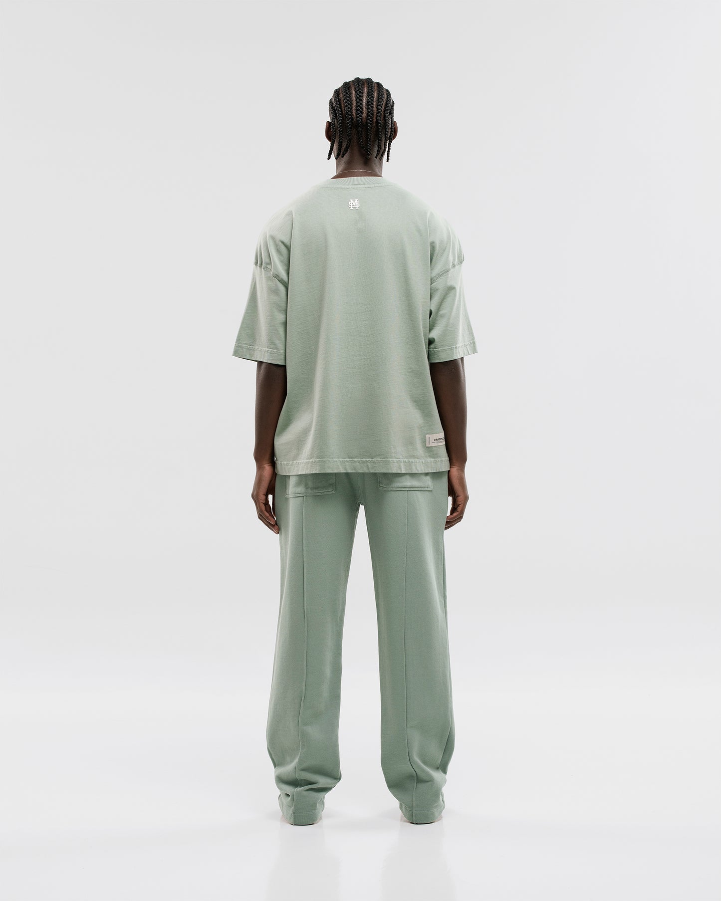 CAMISETA OVERSIZED BÁSICA V2 VERDE MENTA MONOIC