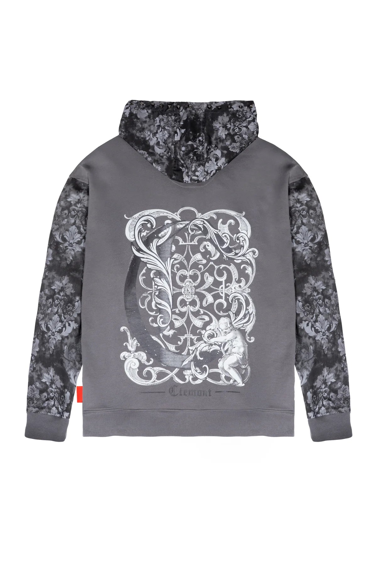 INQUIETO HOODIE GRIS OSCURO CLEMONT