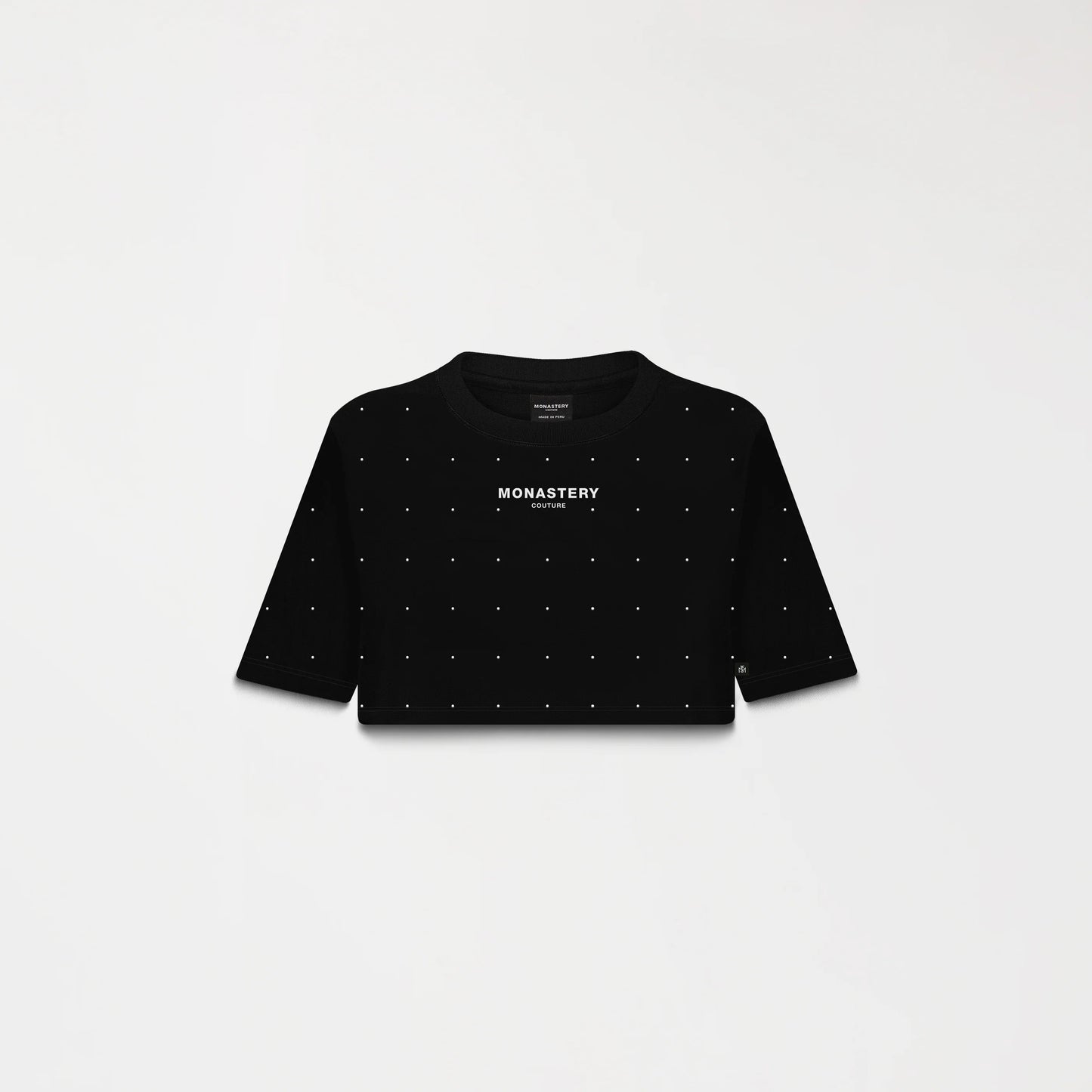 SORA CROP TOP BLACK MONASTERY