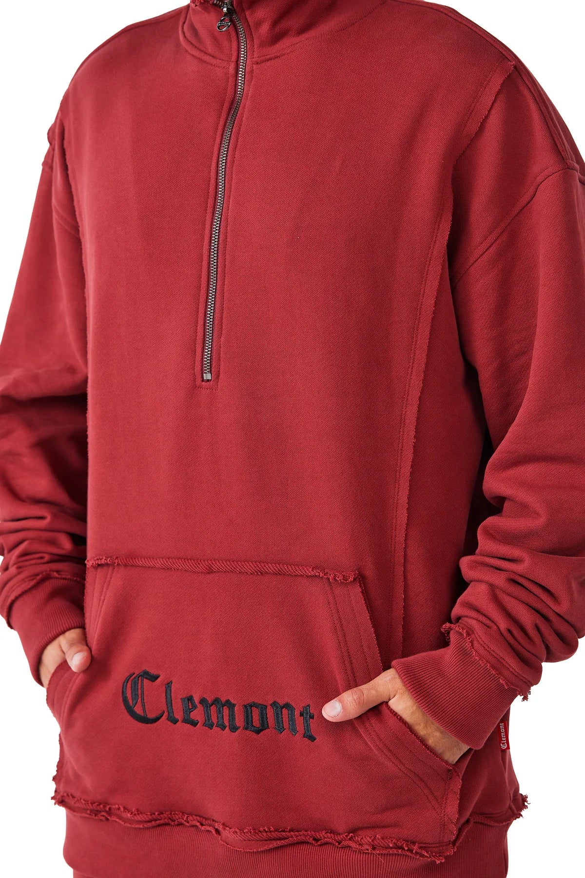 DISTRUTTO HOODIES BURGUNDY CLEMONT