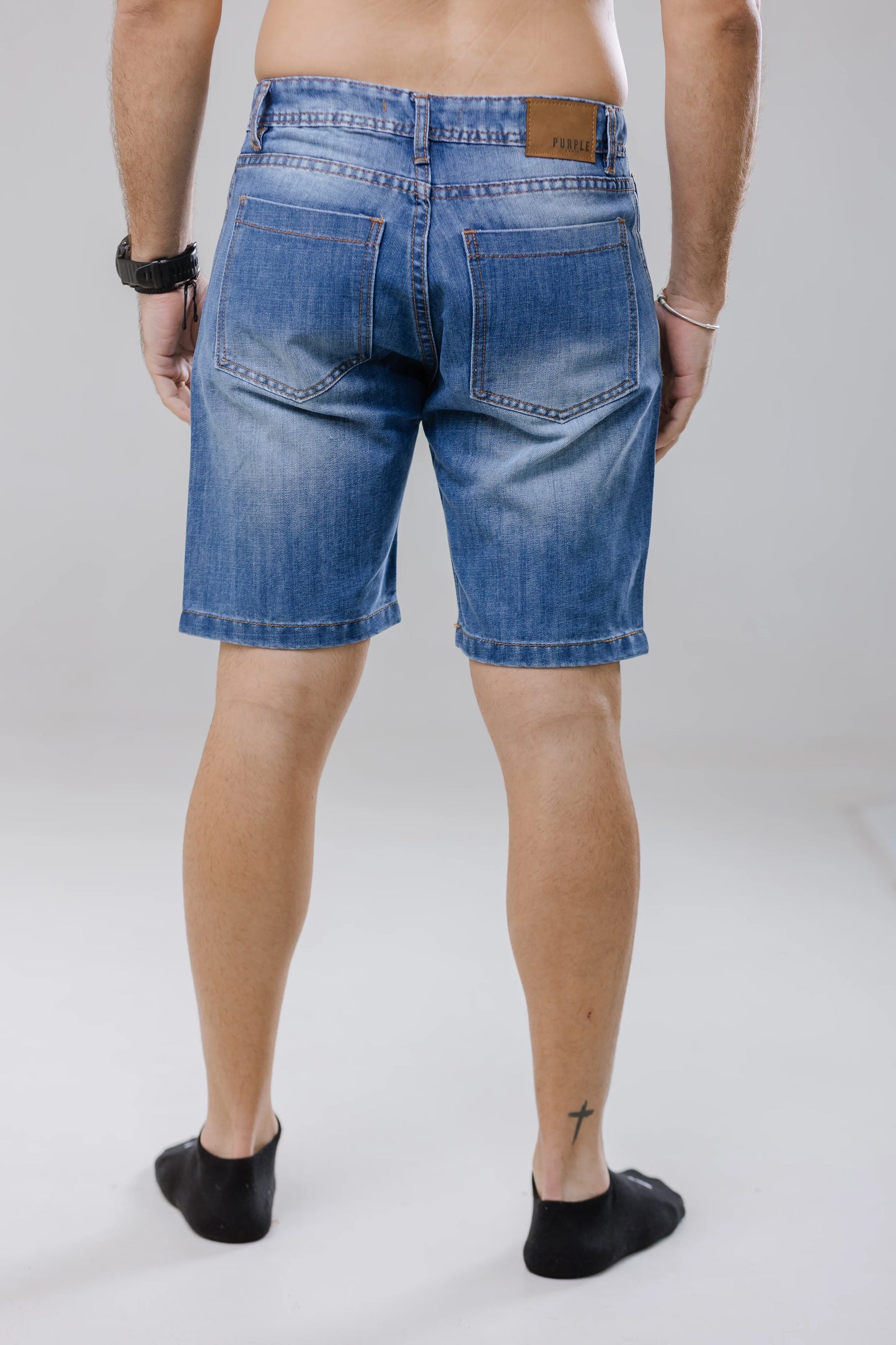 BERMUDA MIDNIGTH PURPLE DENIM
