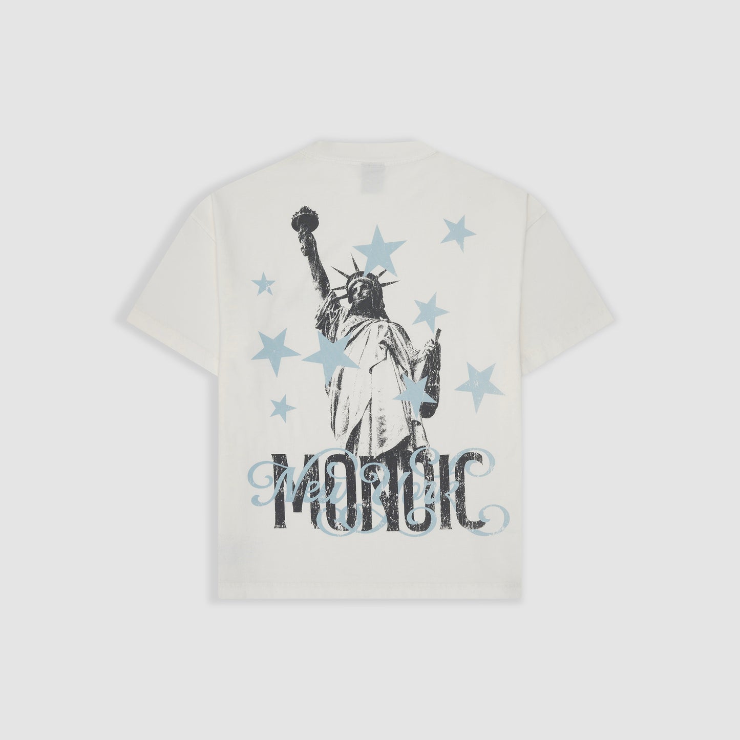 NY FREEDOM BOXY FIT WHITE MONOIC