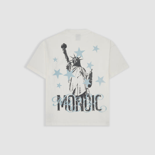 NY FREEDOM BOXY FIT WHITE MONOIC