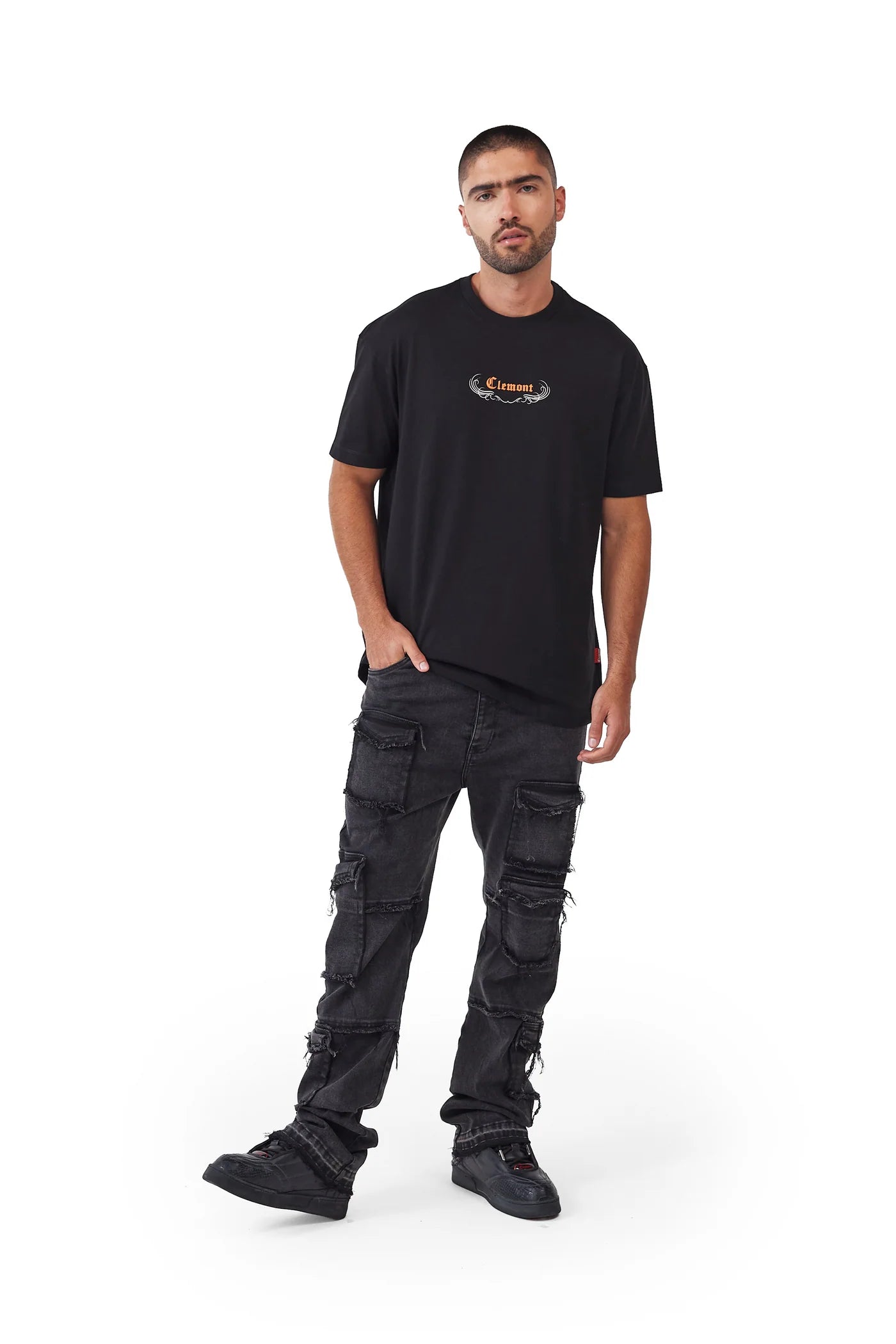 EREBO CAMISETA NEGRO CLEMONT