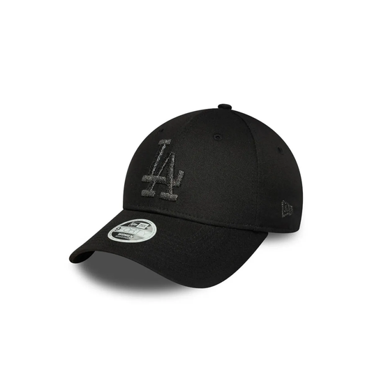 Los Angeles Dodgers MLB Metallic 9FORTY Ajustable Negro New Era