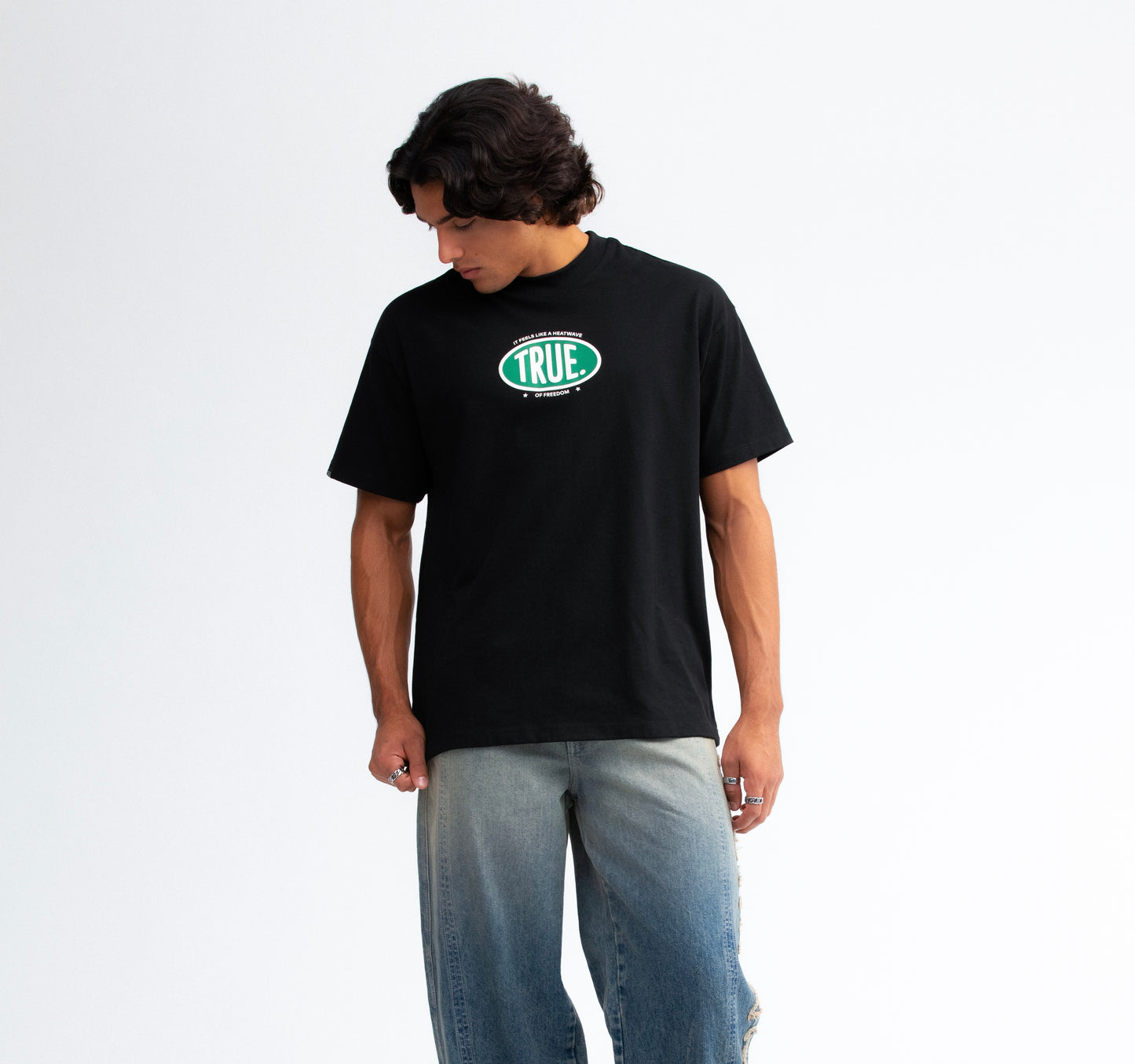 HEATWAVE OVERSIZED BLACK TRUE