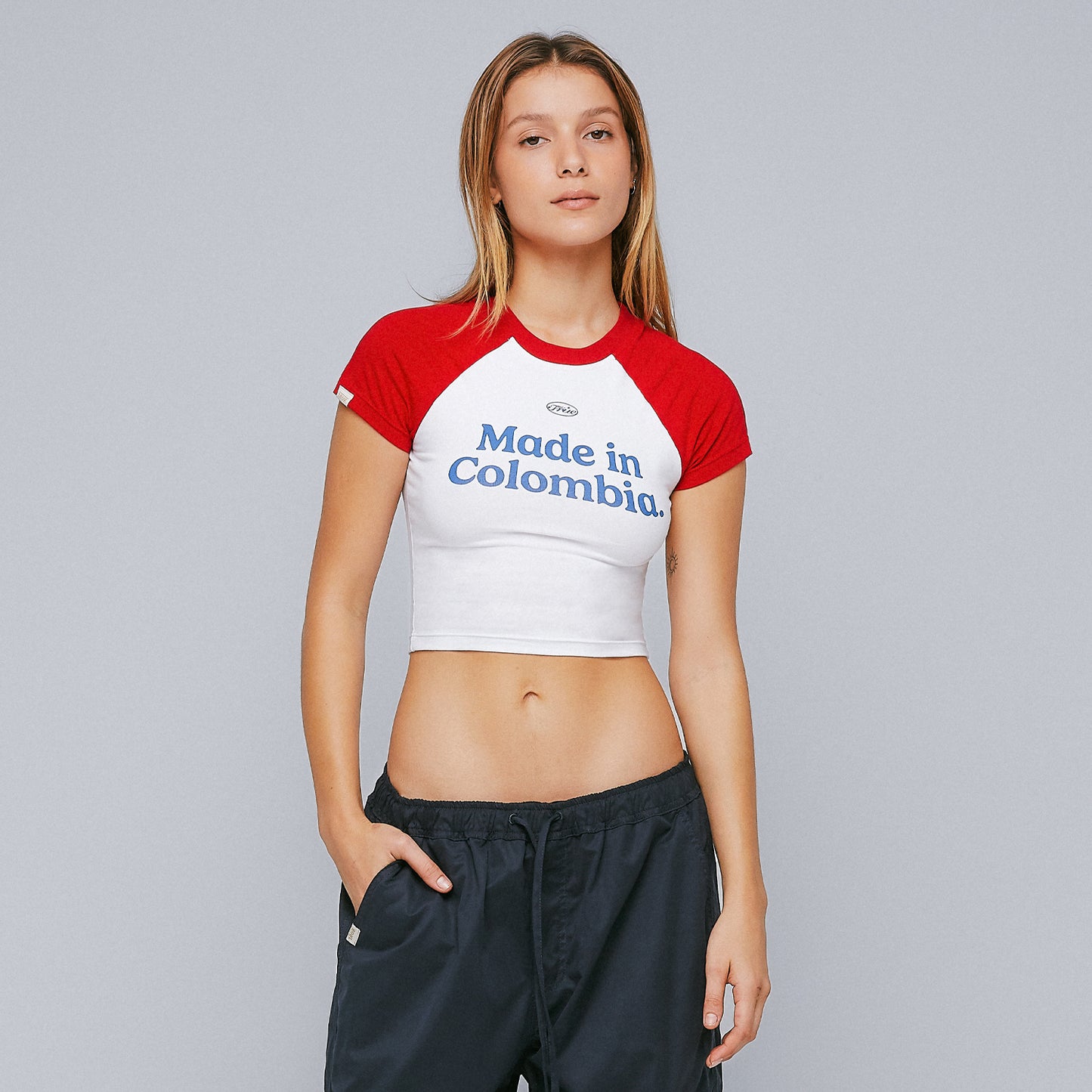 COLOMBIA BABY TEE RED TRUE