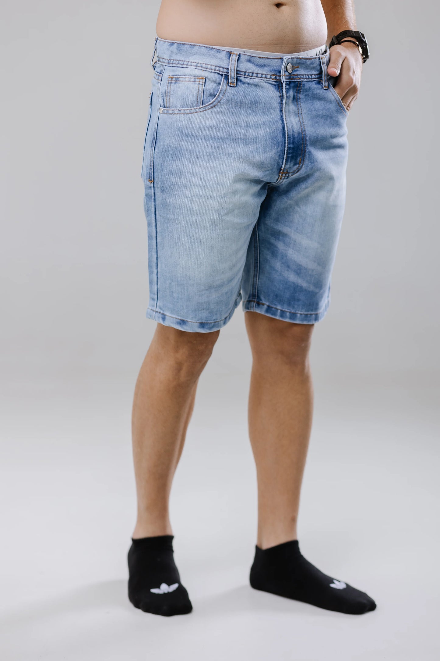 BERMUDA LIGTH PURPLE DENIM