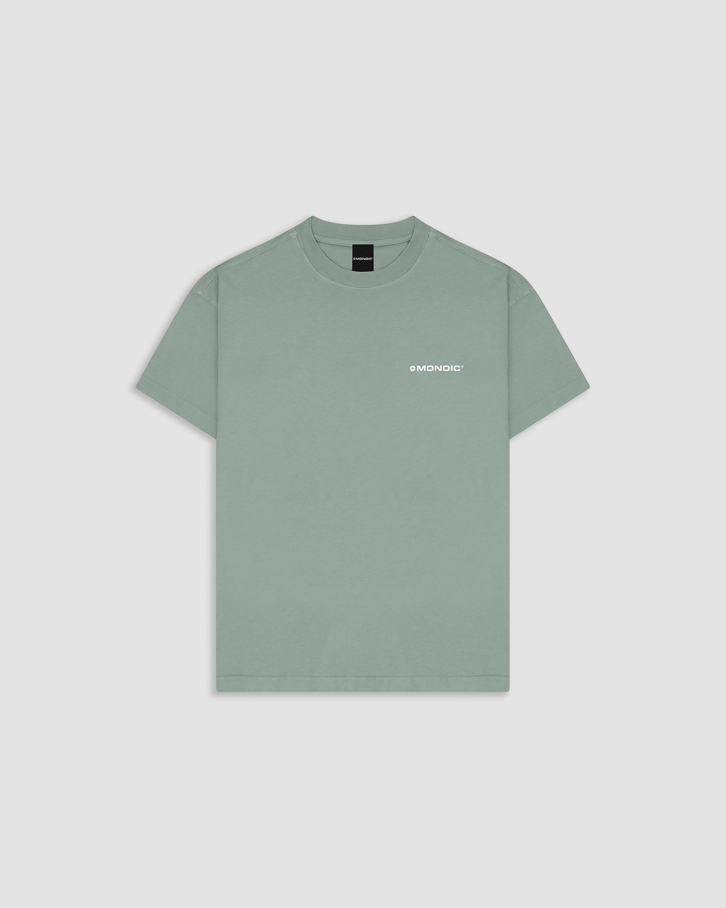 CAMISETA OVERSIZED BÁSICA V2 VERDE MENTA MONOIC