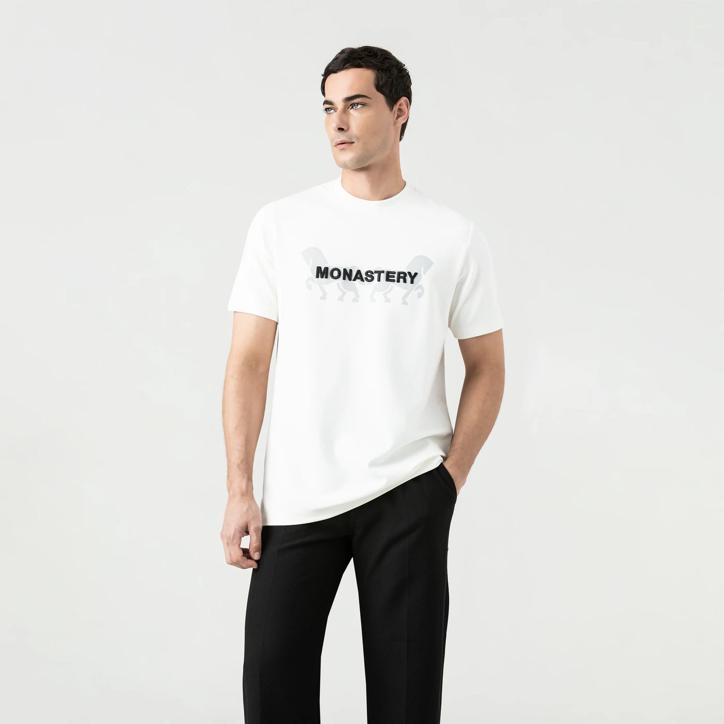 MUSTANG T-SHIRT WHITE MONASTERY
