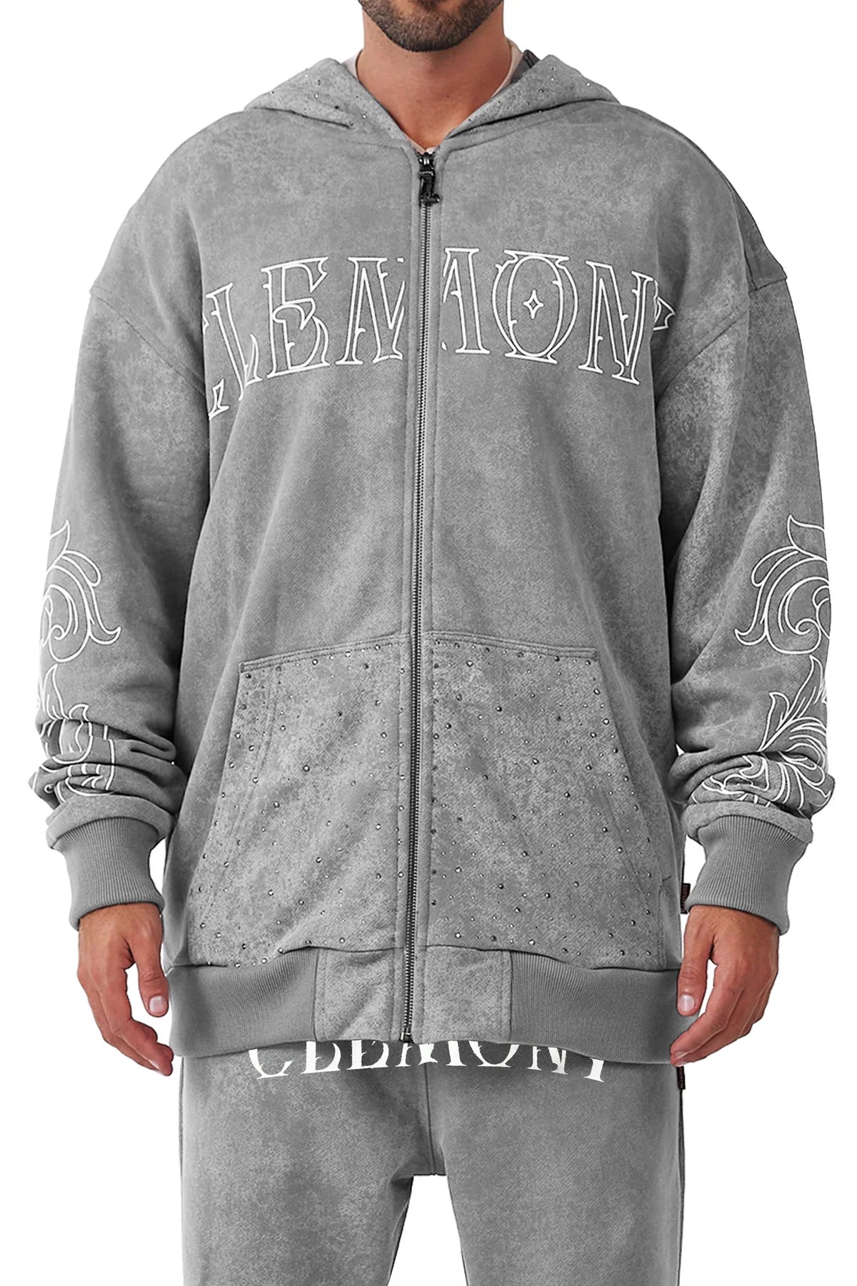 MALEVOLO HOODIE GRIS CLEMONT