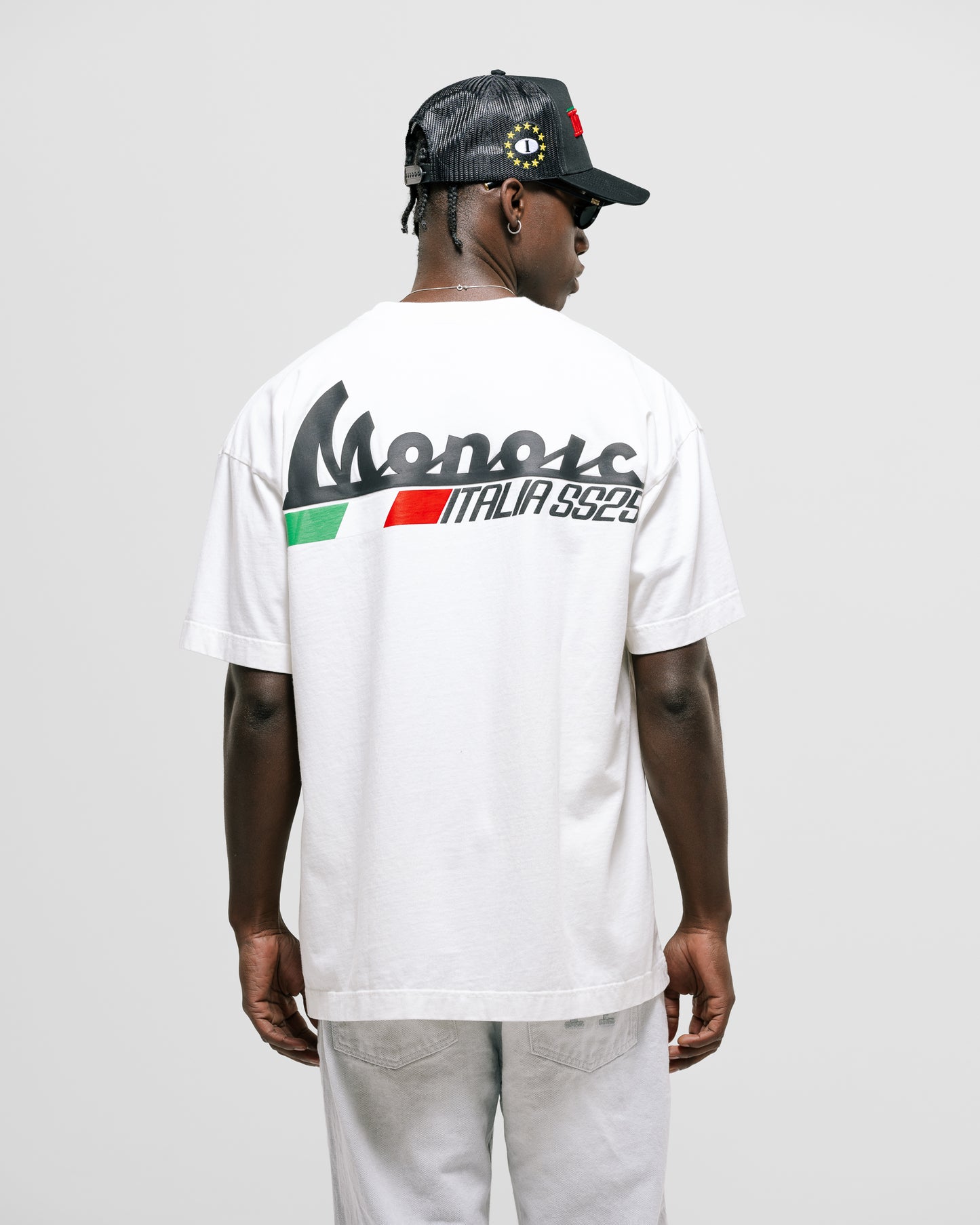 Camiseta Oversized Vespa Blanco Hueso MONOIC
