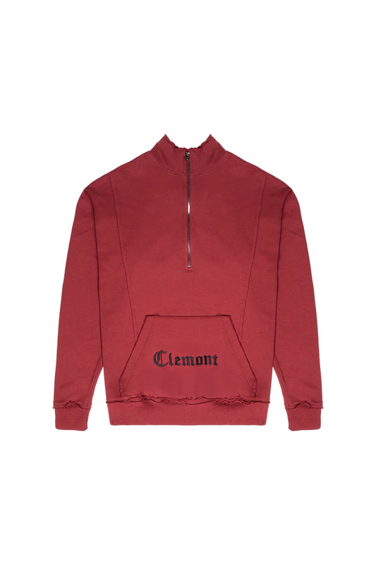 DISTRUTTO HOODIES BURGUNDY CLEMONT