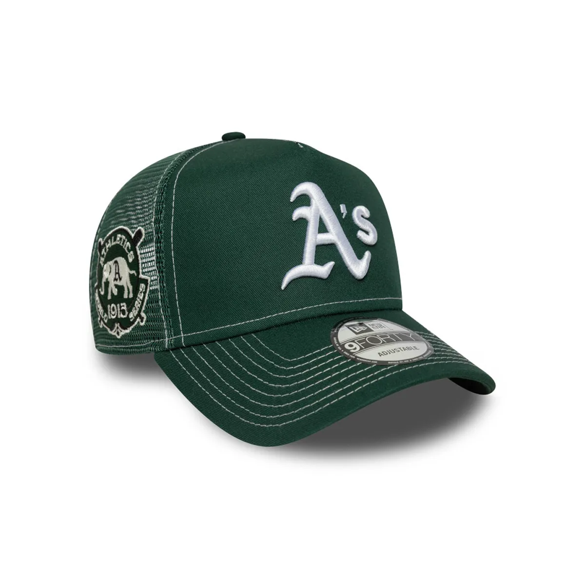 Oakland Athletics MLB Ws Patch 9FORTY Ajustable Verde New Era