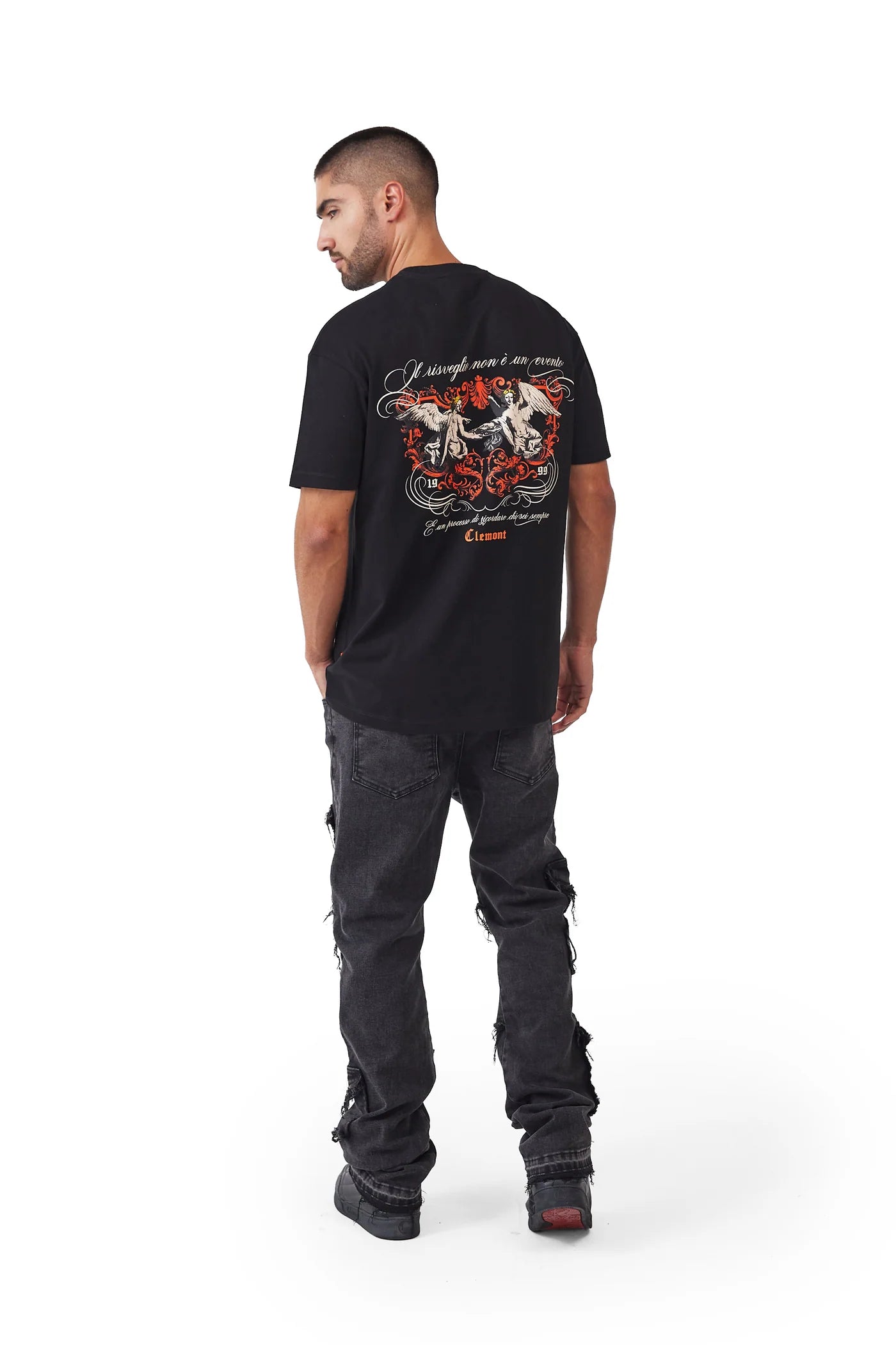 EREBO CAMISETA NEGRO CLEMONT