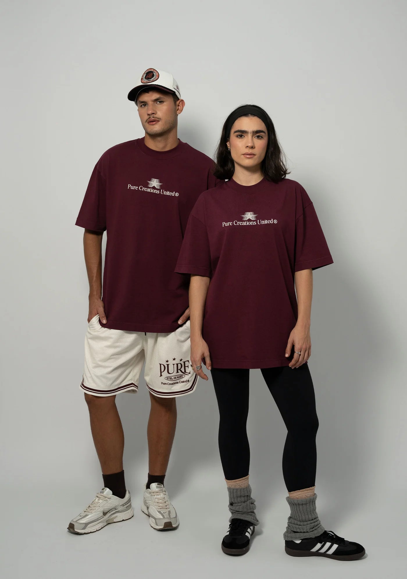 STILL HUNGRY BURGUNDY OVERSIZED PURE