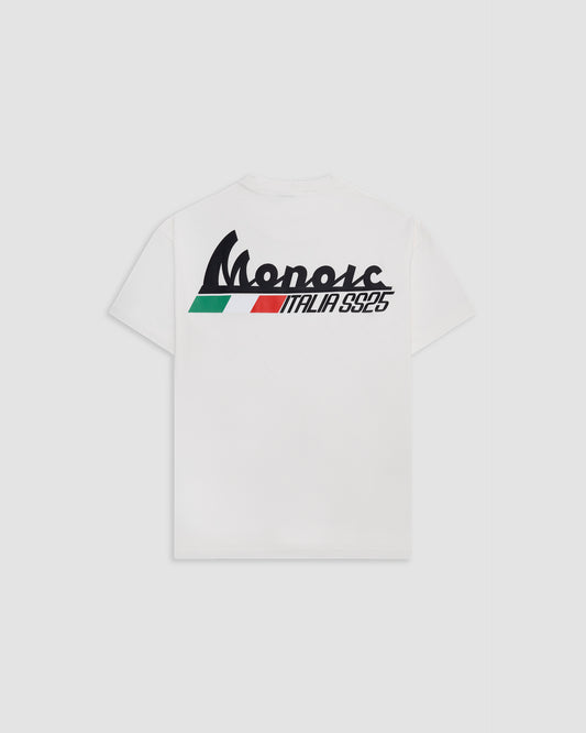 Camiseta Oversized Vespa Blanco Hueso MONOIC