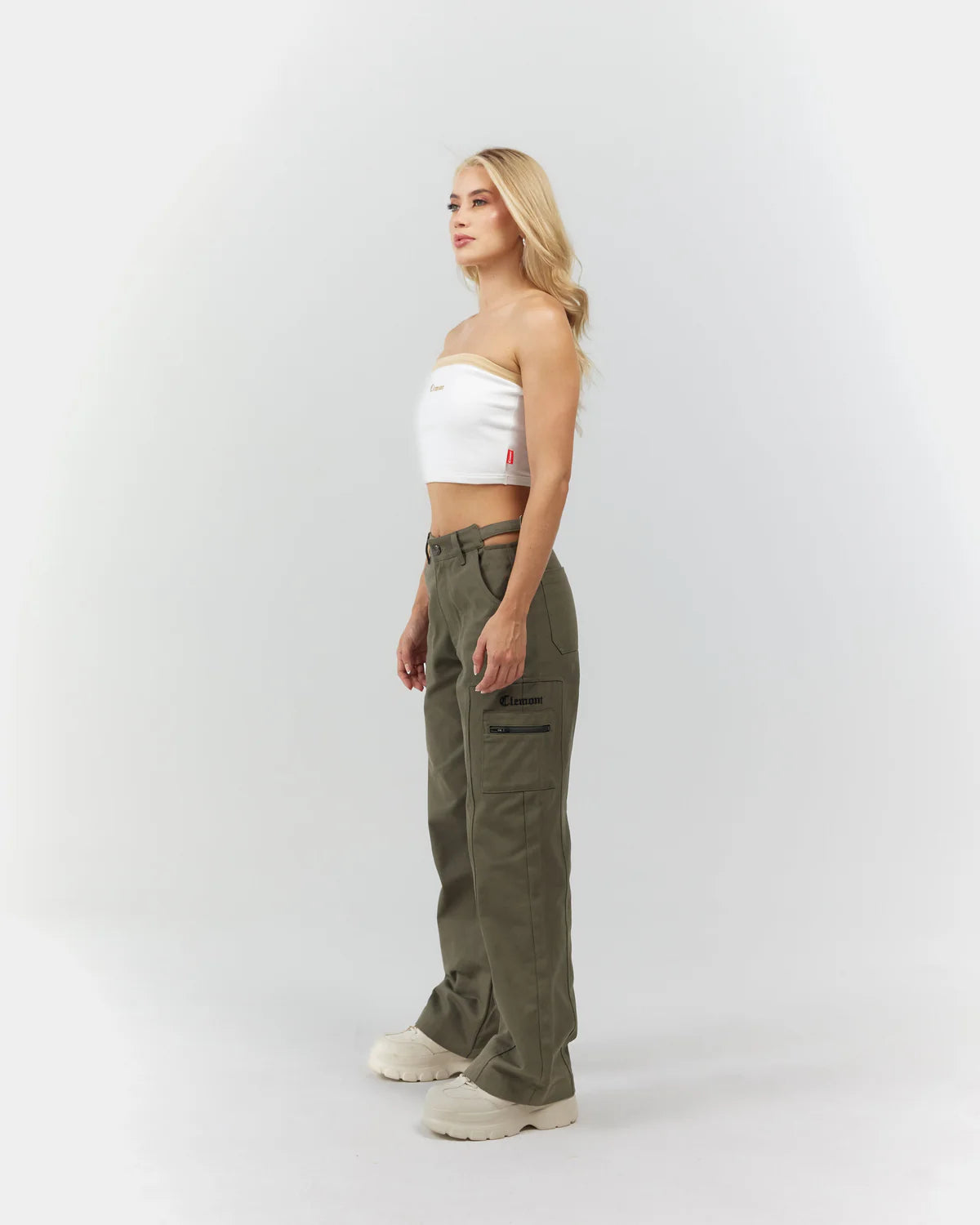 STRAPLESS FELICITÁ CREAM CLEMONT