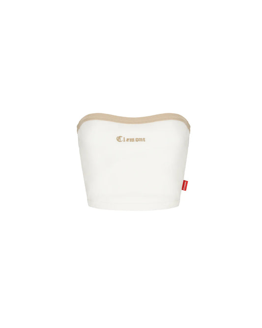 STRAPLESS FELICITÁ CREAM CLEMONT