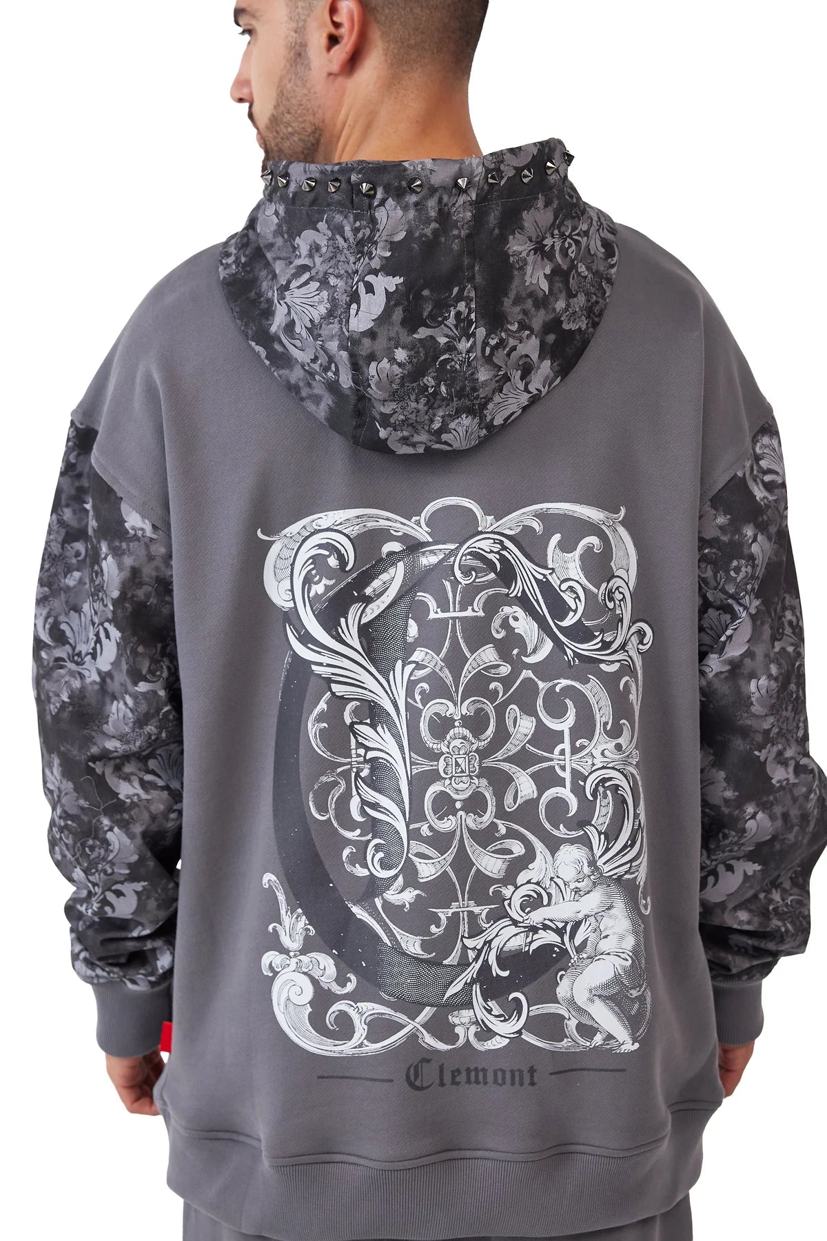 INQUIETO HOODIE GRIS OSCURO CLEMONT