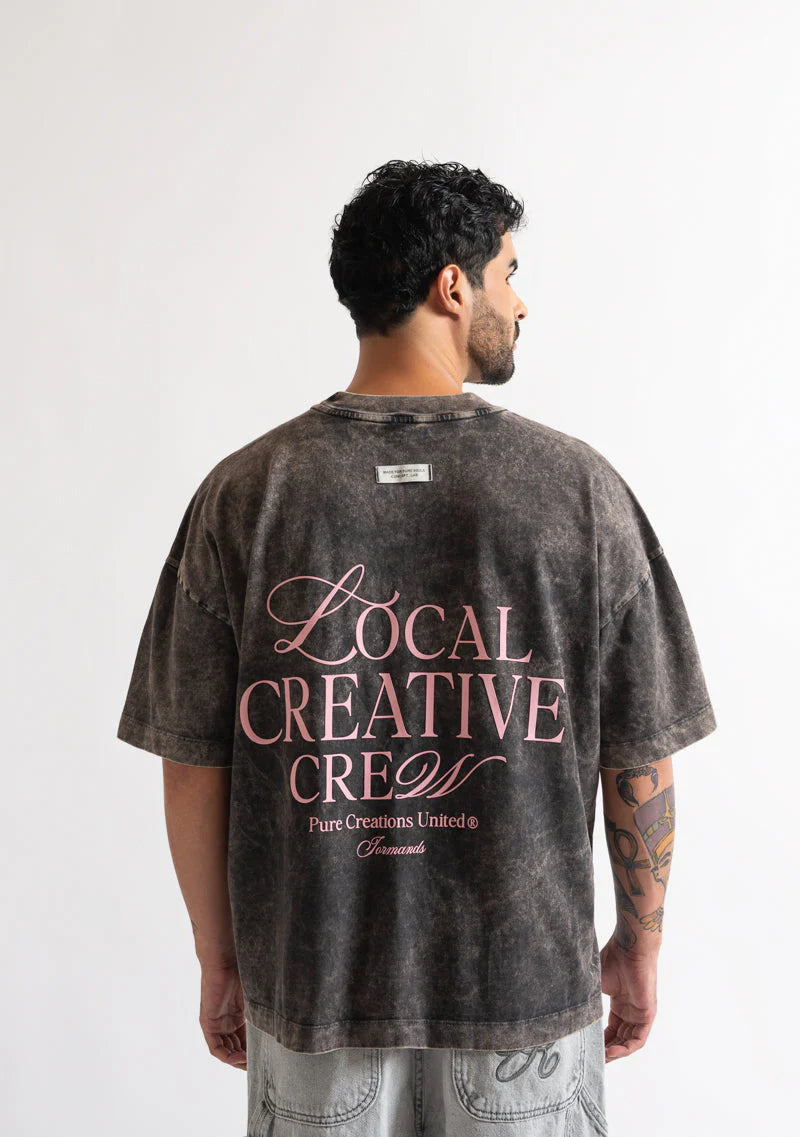 LOCAL CREATIVE CREW BOXY FIT PURE