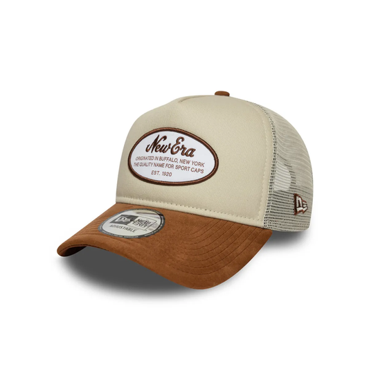 New Era Ne Patch 9FORTY Ajustable Beige New Era
