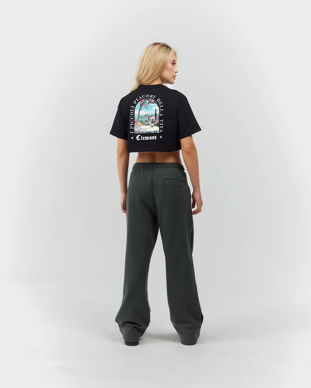 ARDENTE CROP TOP BLACK CLEMONT