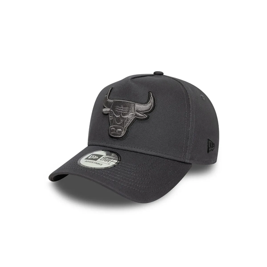 Chicago Bulls NBA Team Outline 9FORTY Ajustable Gris Unisex New Era