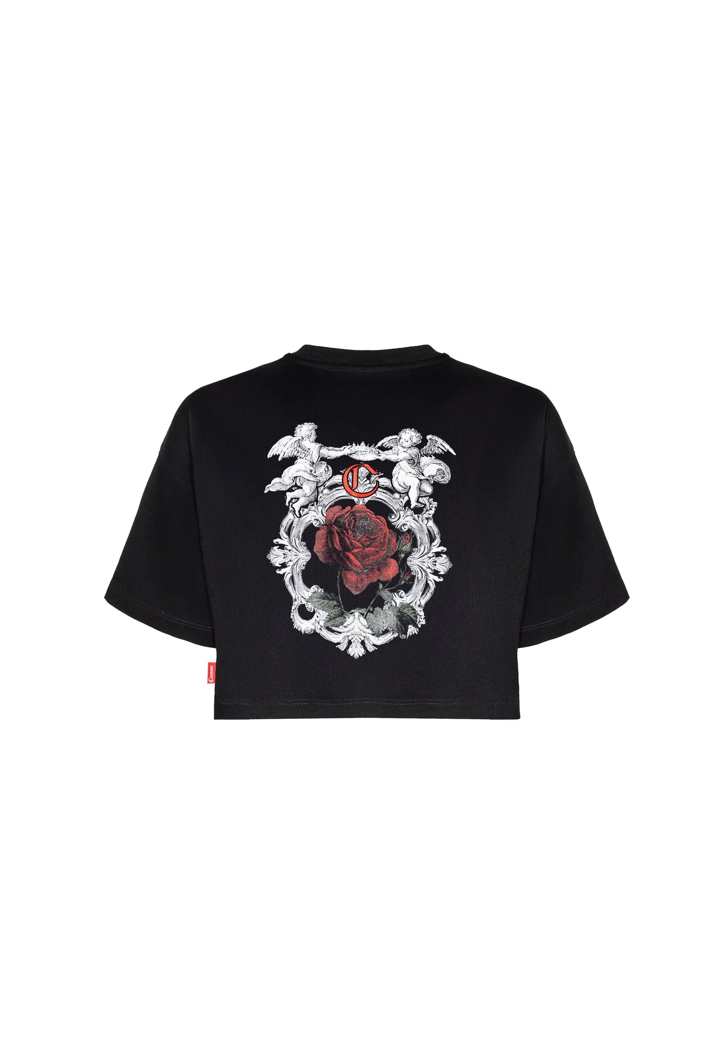 SOFFERENZA CROP TOPS NEGRO CLEMONT