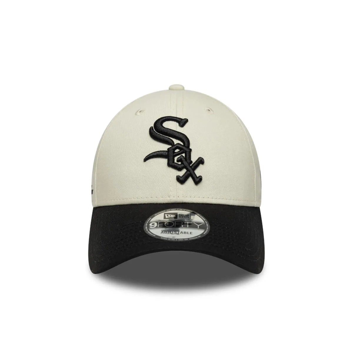 Chicago White Sox MLB Side Script 9FORTY Ajustable Beige Unisex New Era