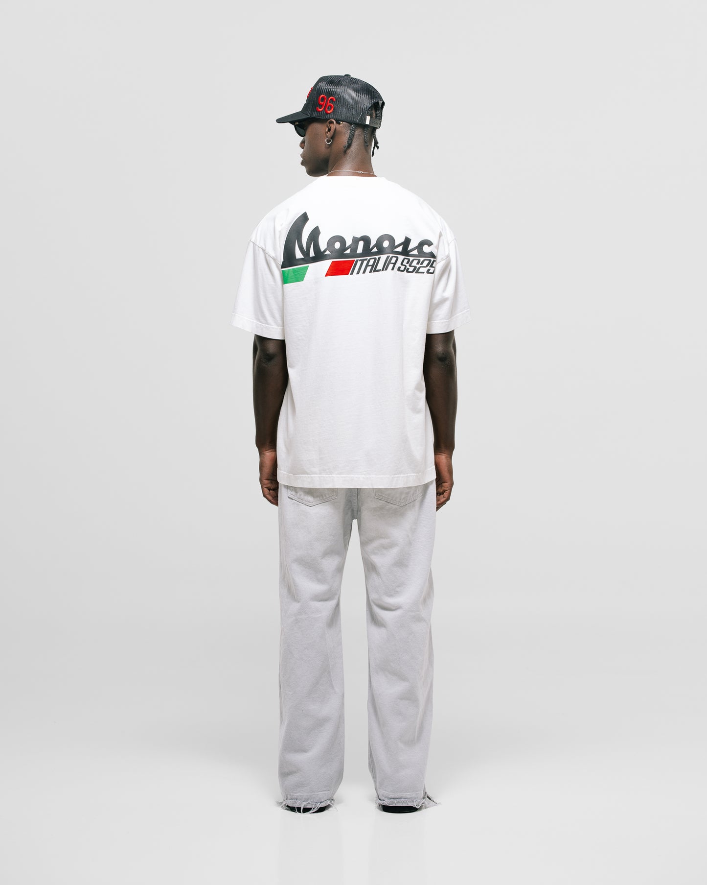 Camiseta Oversized Vespa Blanco Hueso MONOIC