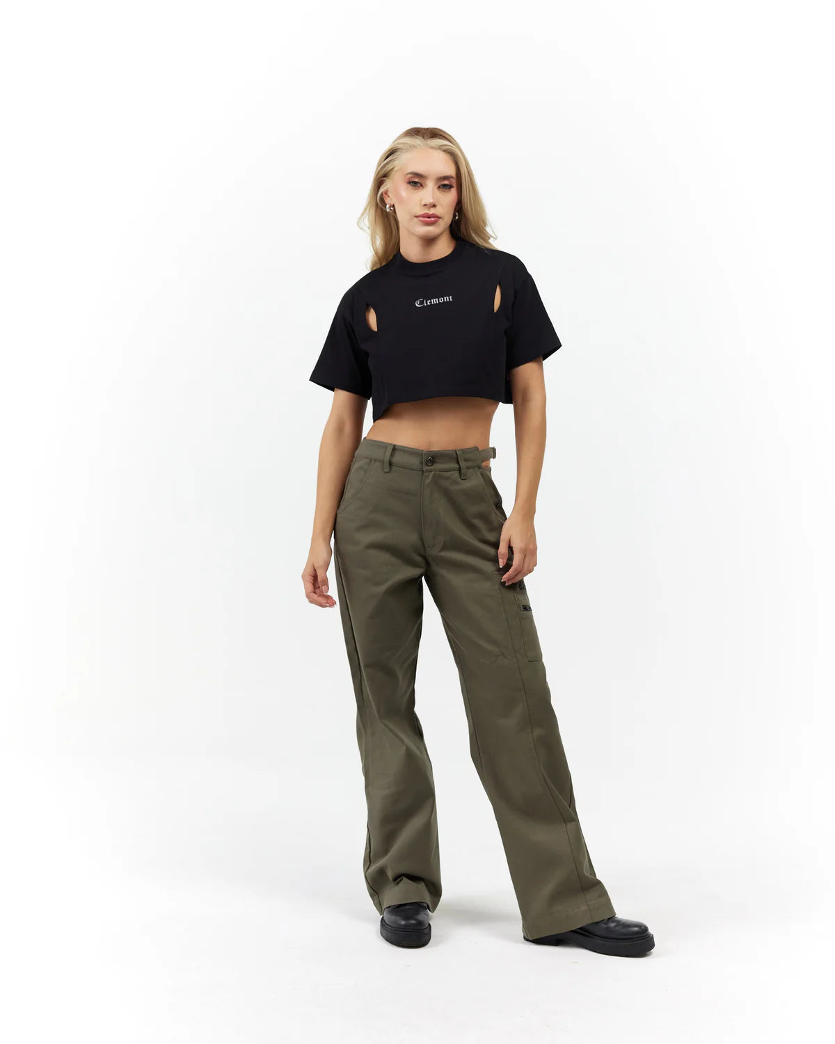 RAGGIANTE CROP TOP BLACK CLEMONT