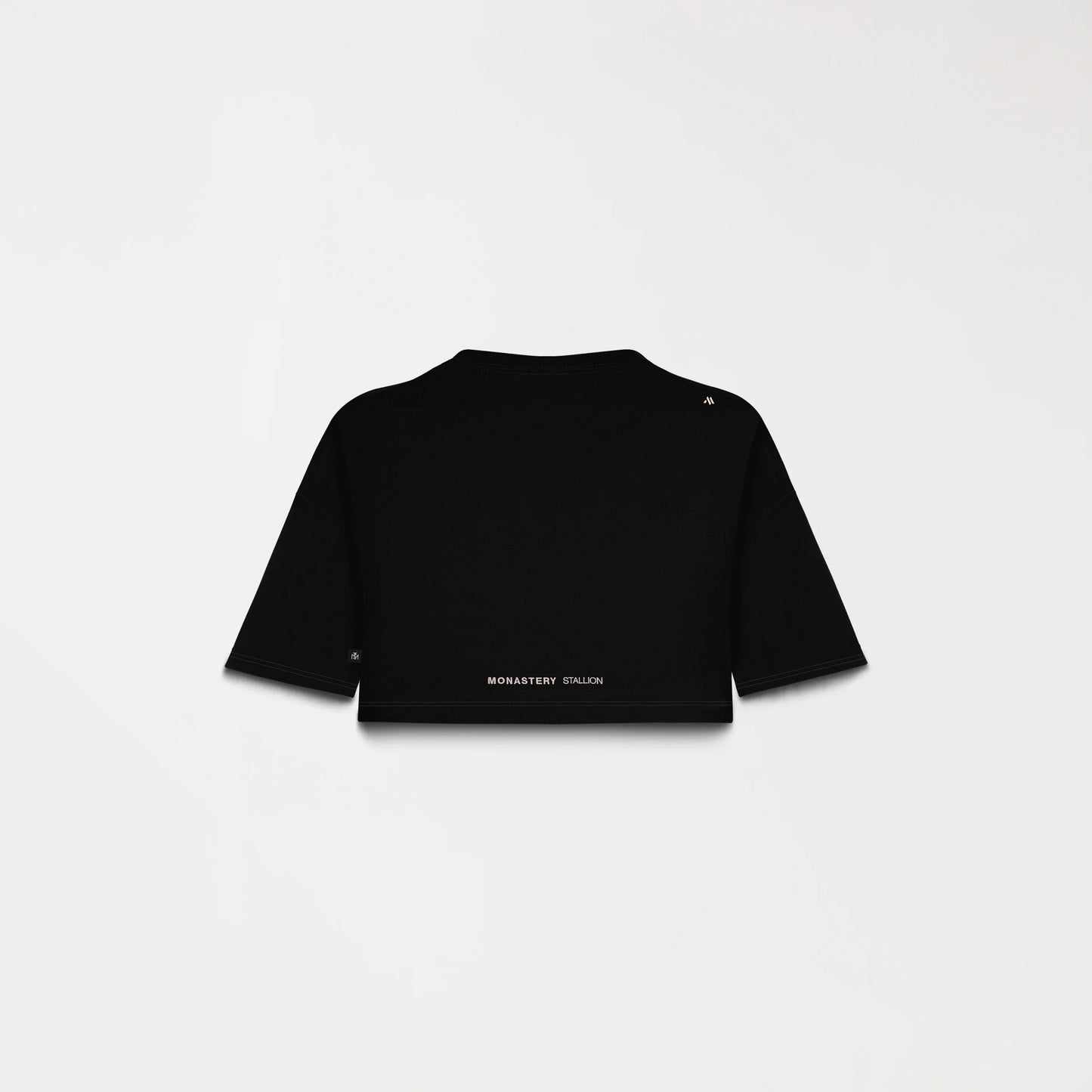 HAZEN CROP TOP BLACK MONASTERY