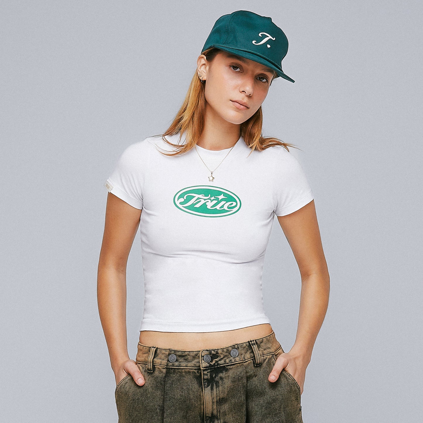 STAMP TEE WHITE TRUE