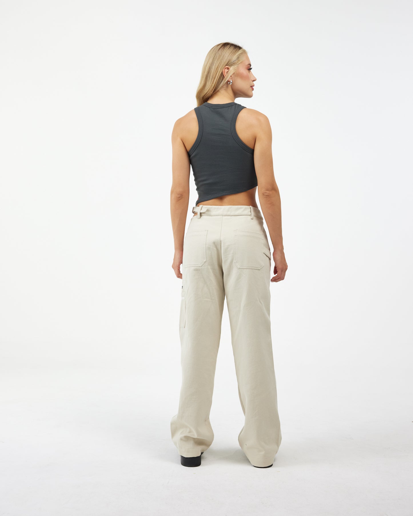 PIACEVOLE CROP TOP GREEN CLEMONT