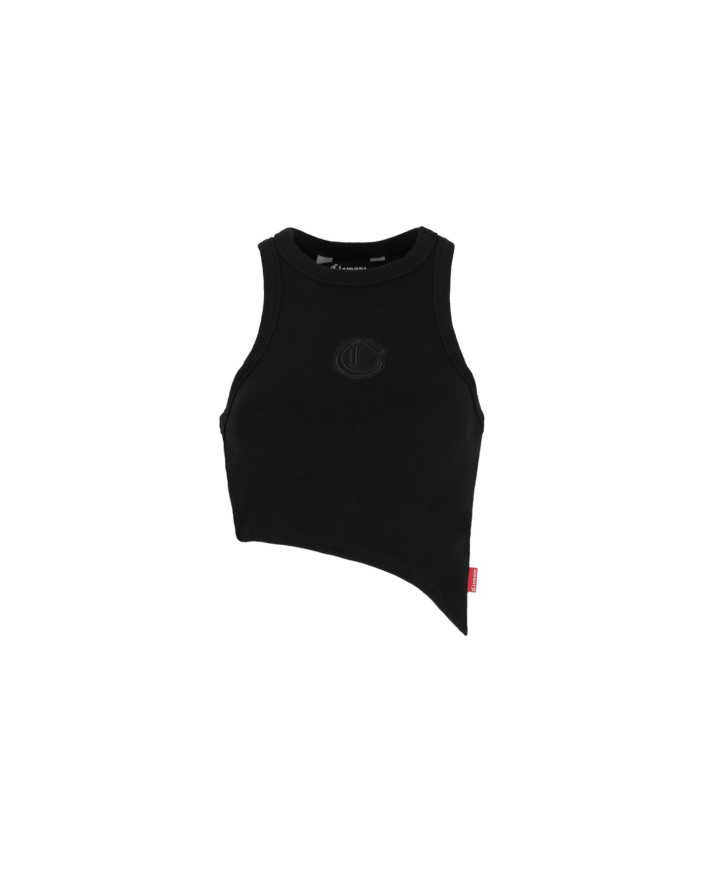 PIACEVOLE CROP TOP BLACK CLEMONT