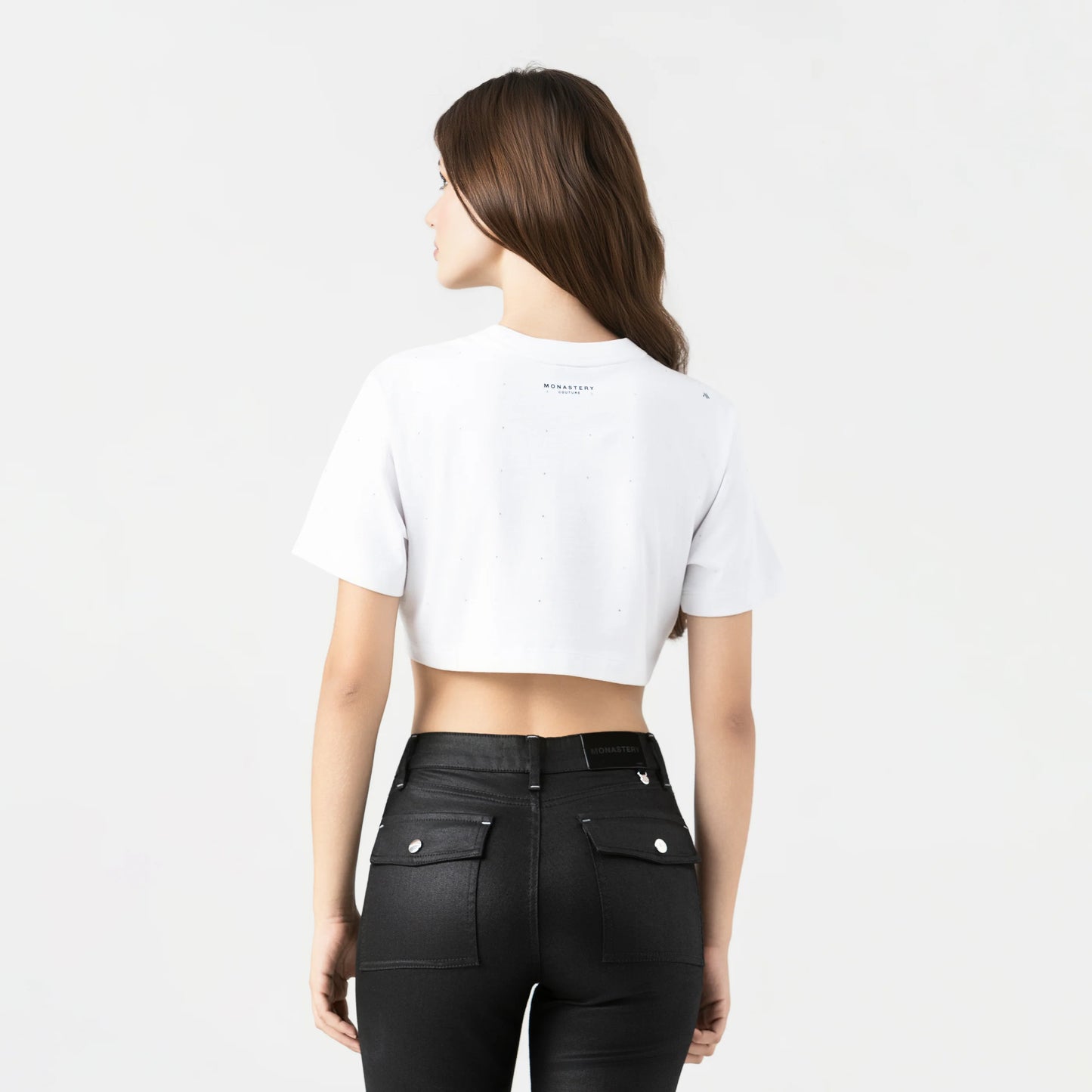 SORA CROP TOP WHITE MONASTERY