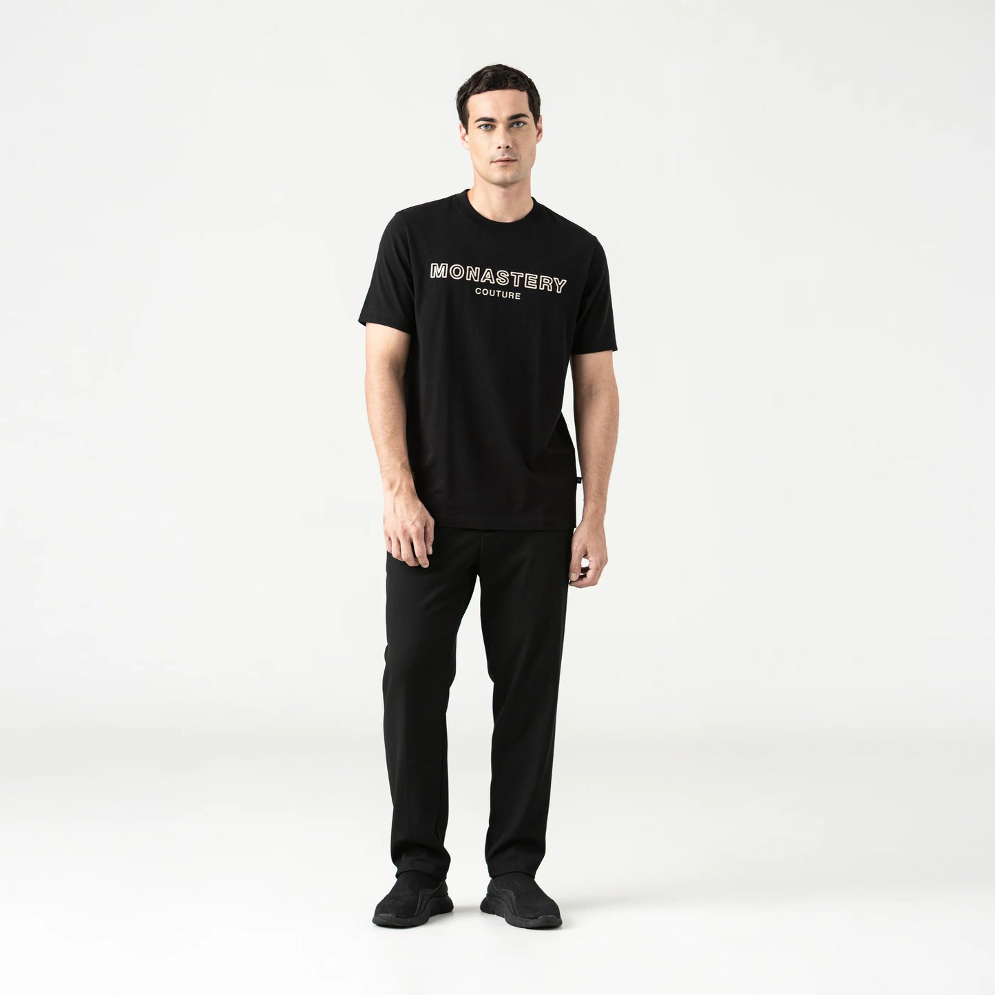 FRIESIAN T-SHIRT BLACK MONASTERY