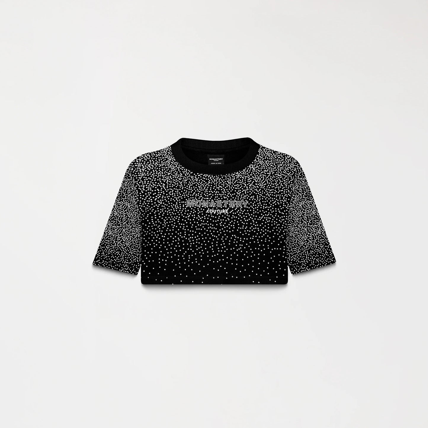 TESSIE CROP TOP BLACK MONASTERY