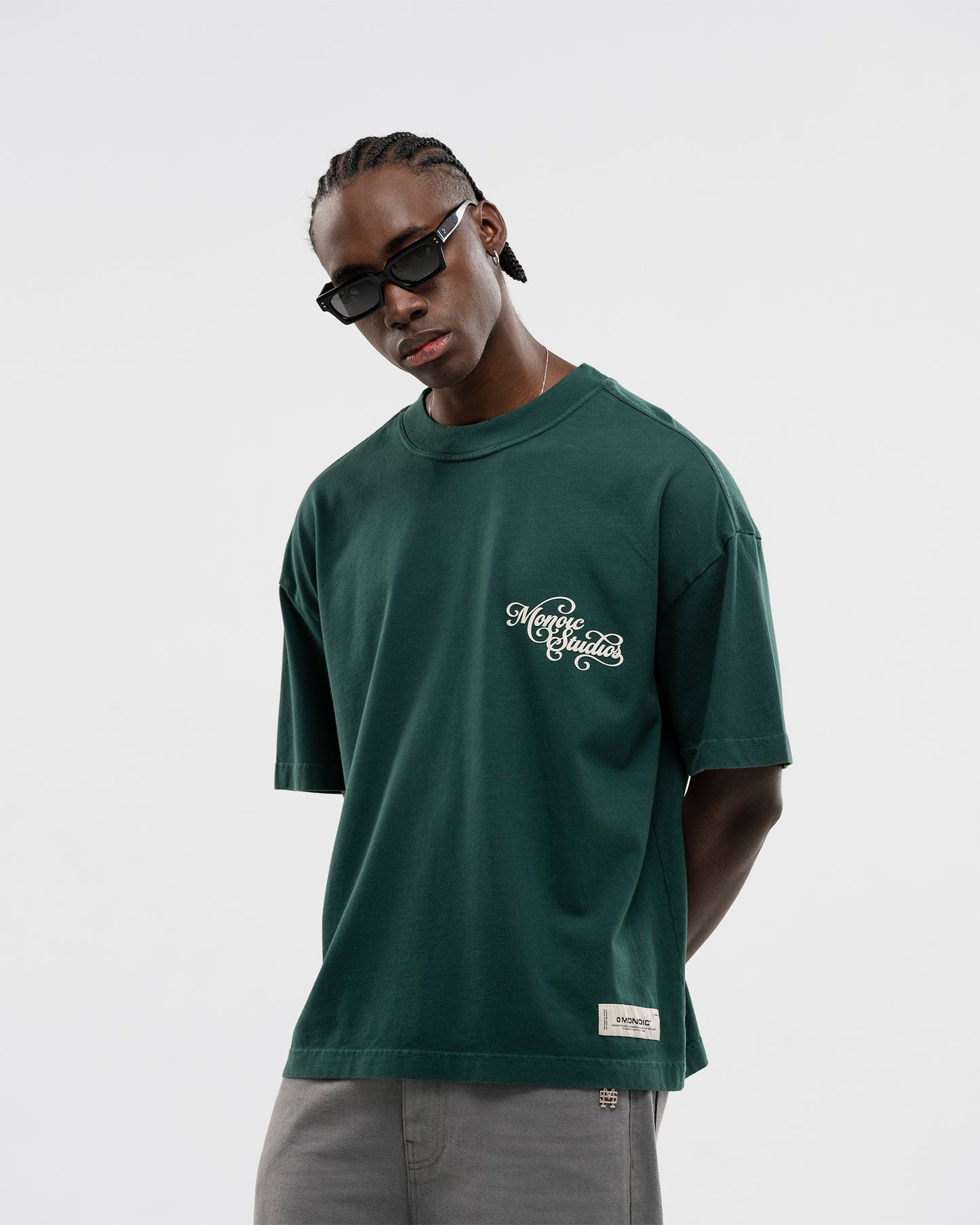 NY FOREST BOXY FIT GREEN MONOIC