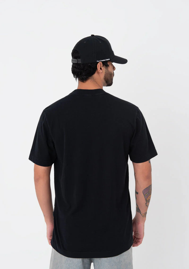 ATELIER REGULAR BLACK T-SHIRT PURE