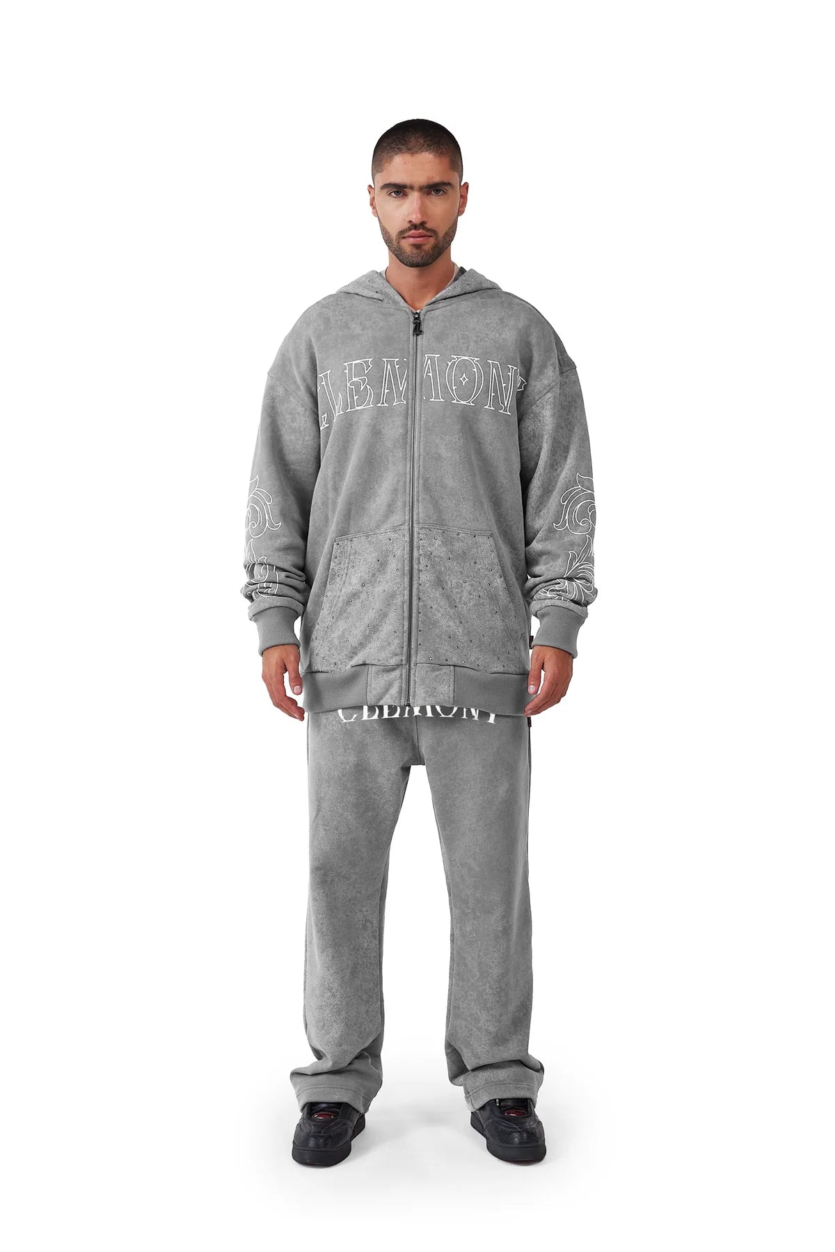 MALEVOLO HOODIE GRIS CLEMONT