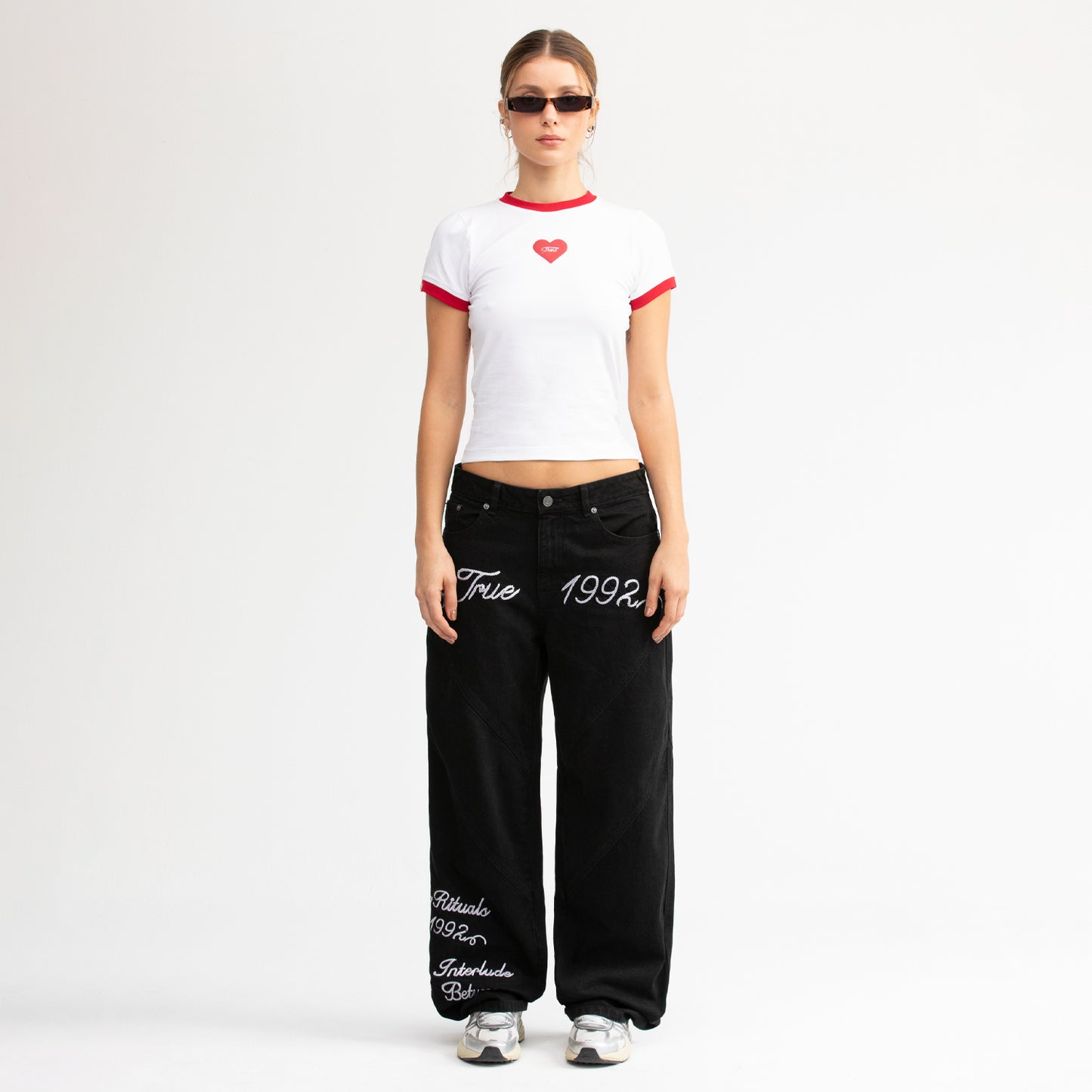 MEMORIES SLIM TEE WHITE TRUE