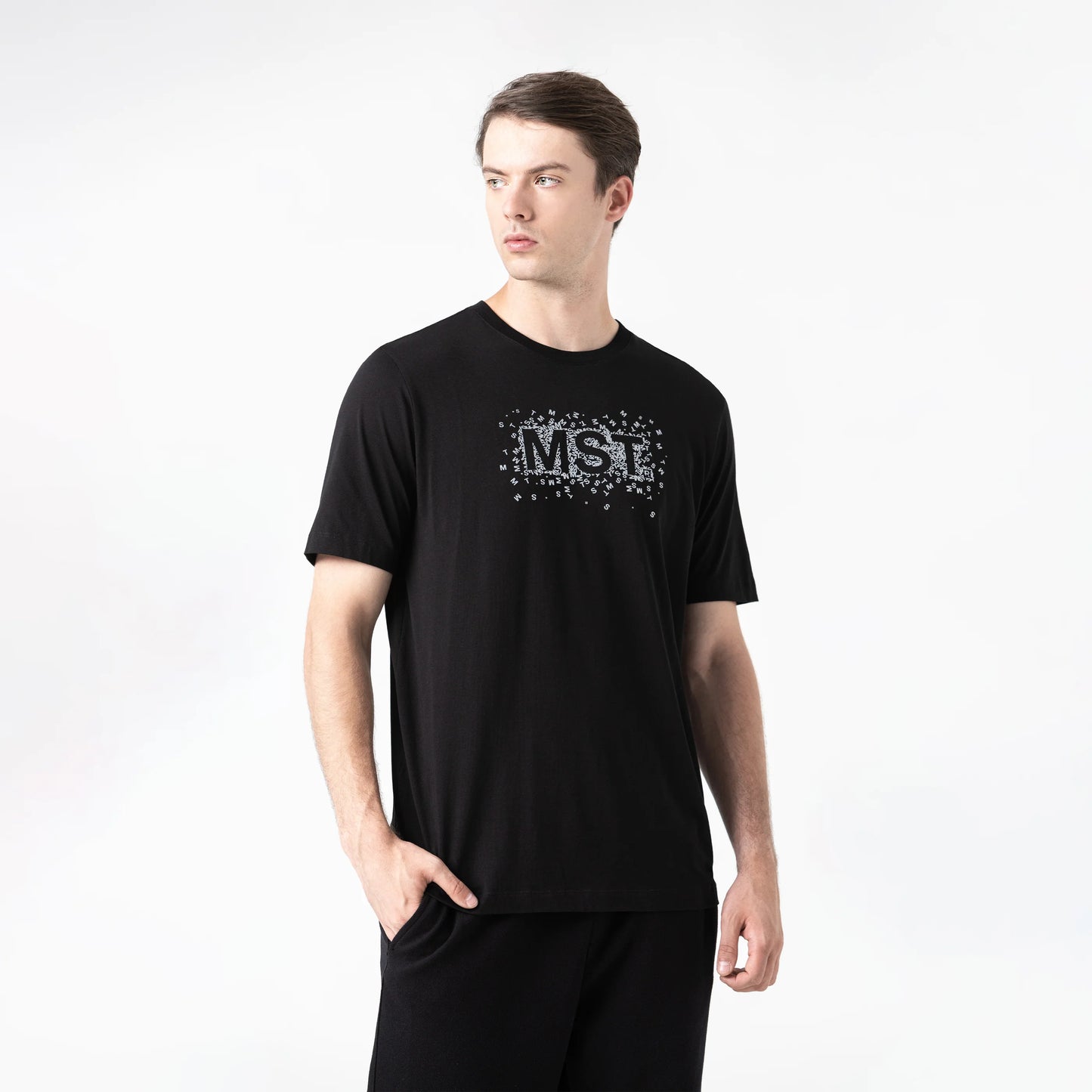 DRAYCE T-SHIRT BLACK MONASTERY