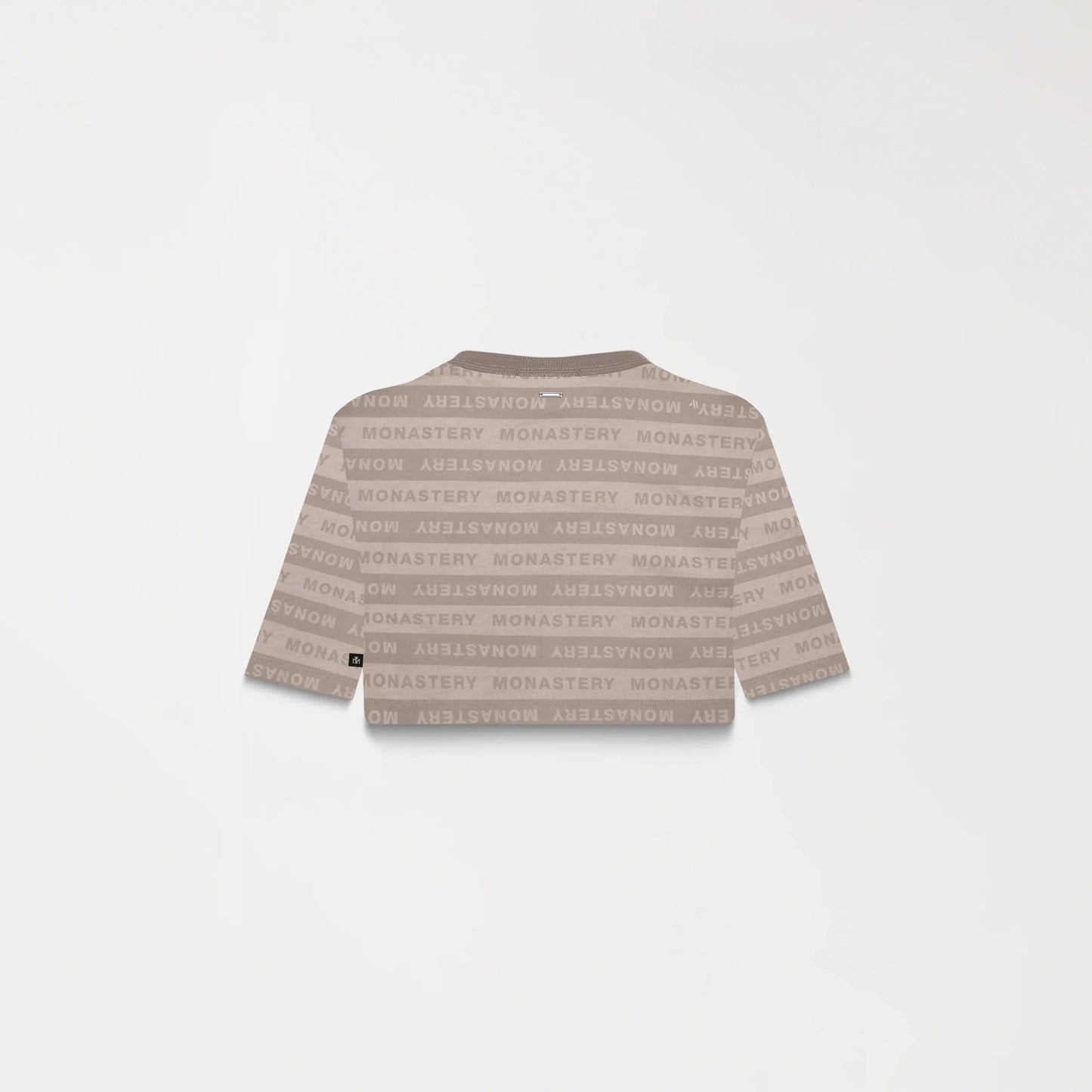 ASH CROP TOP TAUPE MONASTERY