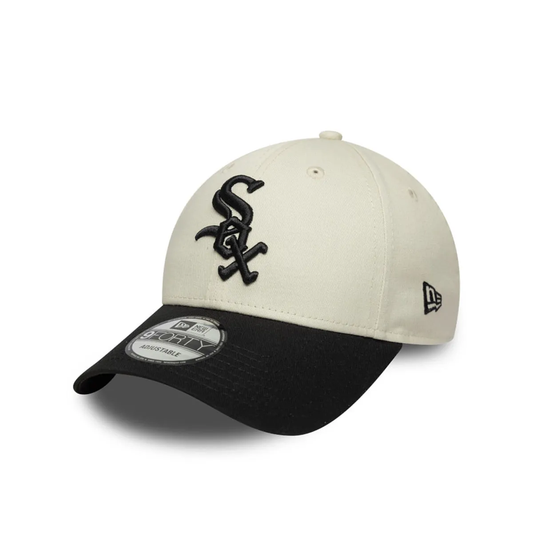 Chicago White Sox MLB Side Script 9FORTY Ajustable Beige Unisex New Era