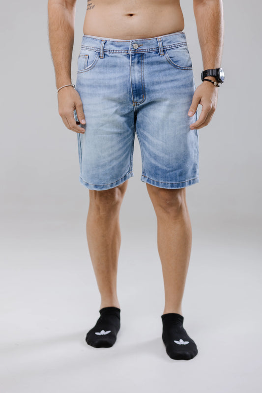 BERMUDA LIGTH PURPLE DENIM