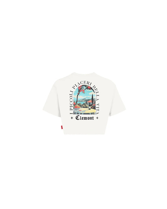 ARDENTE CROP TOP CREAM CLEMONT