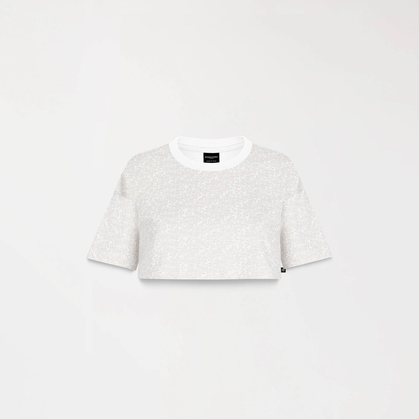 CALDEN CROP TOP WHITE MONASTERY