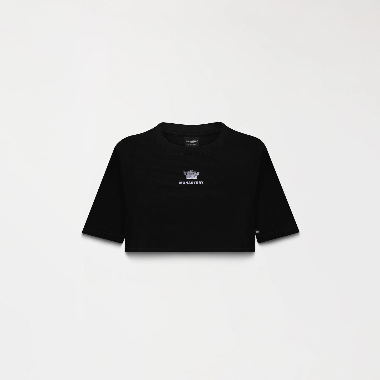 APHRA CROP TOP BLACK METEORITE MONASTERY